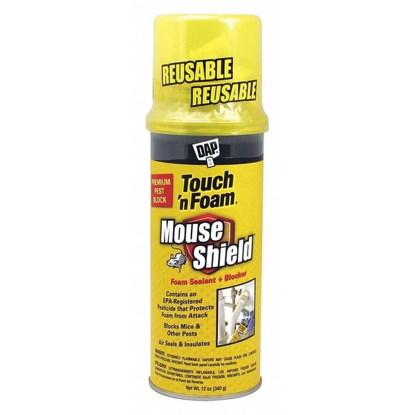 Touch 'N Seal Spray Foam Sealant, Straw Application Method 12 oz, Aerosol Can, Beige, 2-3:1 Expansion Ratio - 7565012506