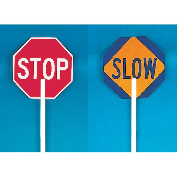 Mutual Industries ABS High Intensity Reflect Stop/Slow Pad, Red/Orange, Plastic, 3 INch Length - 14655-3-18