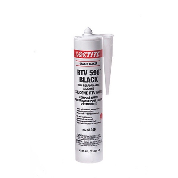 Loctite 598TM Black, High Performance RTV Silicone Gasket Maker 300 ml Cartridge - LOC59875