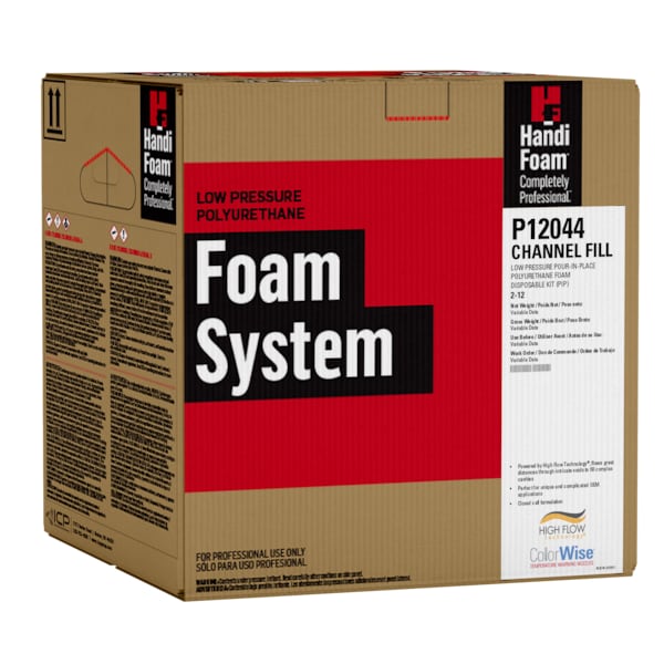 Handi-Foam Spray Foam Kit, 2-12 Chnnl Fill HFO, 12 cu - P12044