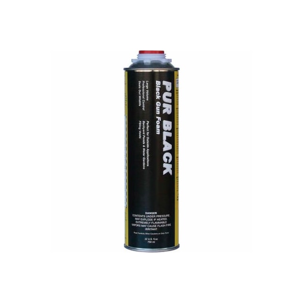 Todol Products, Inc Todol Pur Black, Gun Foam. 750ml - BF01 - BF01