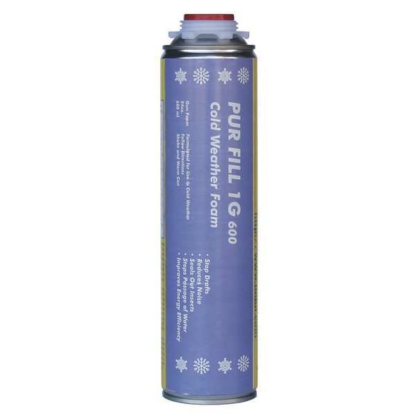 Todol Spray Foam Sealant, Gun Application Method 24 oz, Aerosol Can, Yellow, 7 percent Expansion Ratio - CW01