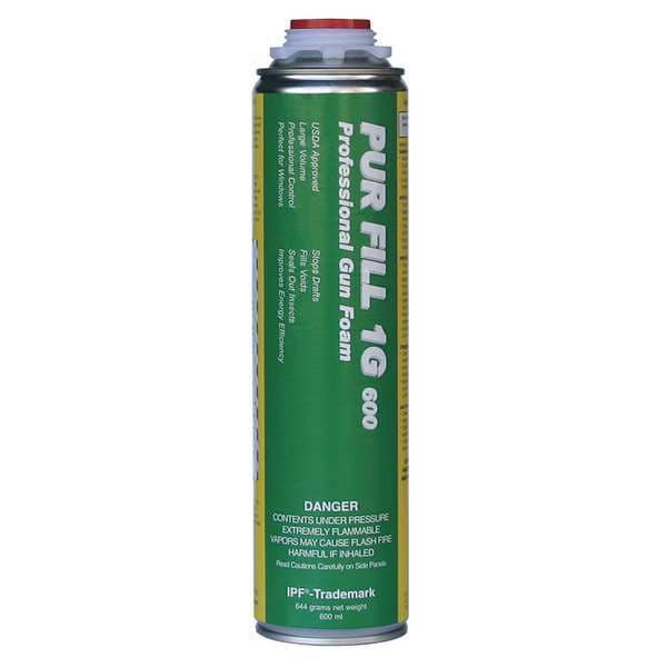 Todol Spray Foam Sealant Kit, Kit, Can with Straw, Yellow, 7 percent Expansion Ratio - SHK01