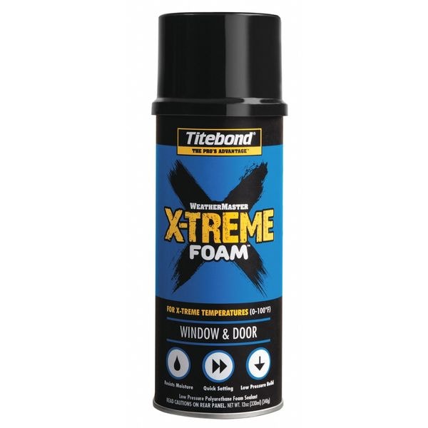 Titebond Spray Foam Sealant, 12 oz, Aerosol Can, 12 PK - 8531