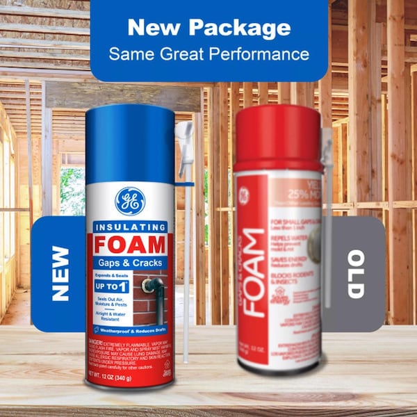 Ge GE White Foam Gaps and Cracks Insulating Sealant 12 oz - 2844271