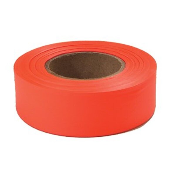 Empire Level Mfg Co EmpireA Level  77002 Glo-Orange 1 in. X200 in. Plastic Flagging Tape - 272-77-002