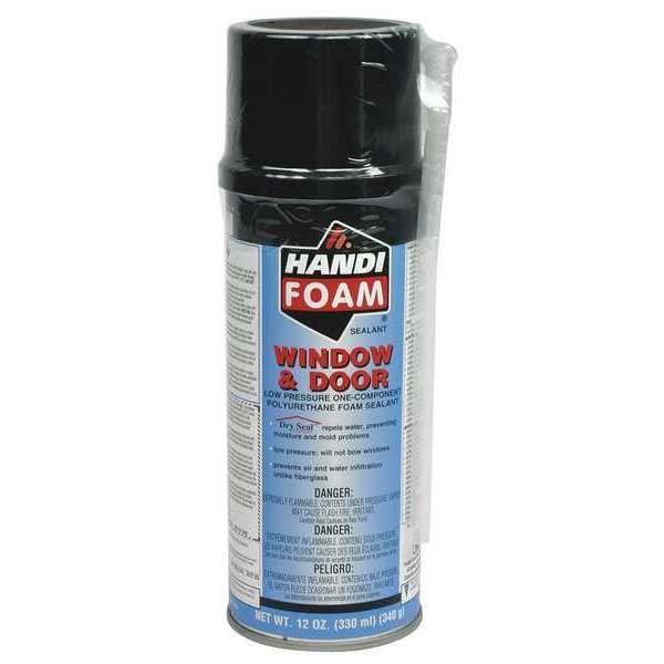 Handi-Foam Spray Foam Sealant, Straw Application Method 12 oz, Aerosol Can, Creme, 2-3:1 Expansion Ratio - P30270