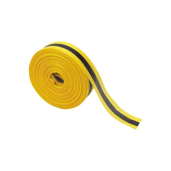 Brady Brady Woven Barricade Tape, 2in X 200', Yellow/Black,  - 91176