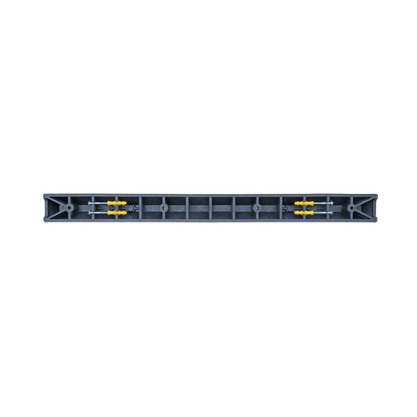 Pittman Parking Block, Plastic Rubber Composite, 3.94 in Height, Black & Yellow - 751736
