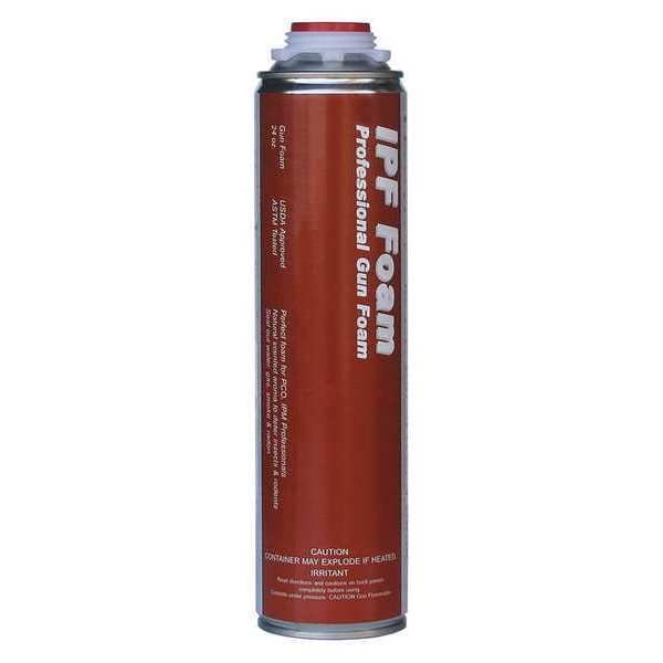 Todol Spray Foam Sealant, Gun Application Method 24 oz, Aerosol Can, Yellow, 7 percent Expansion Ratio - IPF01