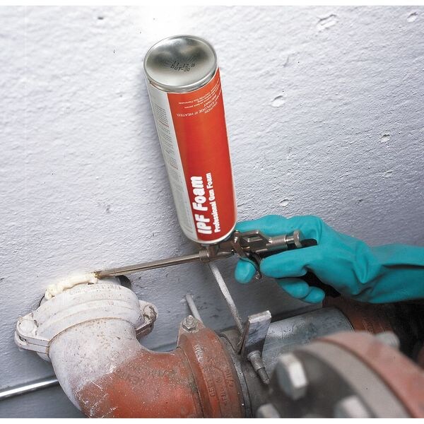 Todol Spray Foam Sealant, Gun Application Method 24 oz, Aerosol Can, Yellow, 7 percent Expansion Ratio - IPF01
