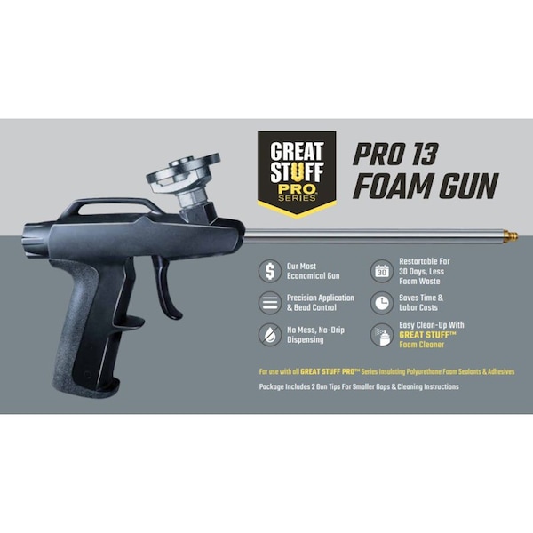 Great Stuff Pro Series Lightweight Metal Expanding Foam Foam Gun - 230408