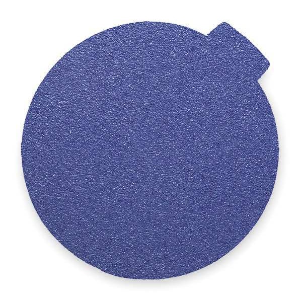 Arc Abrasives PSA Sanding Disc, ZircAlO, Cloth, 5in, 80G - 30442ZAT