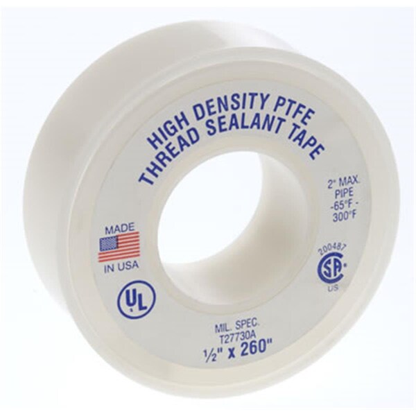 Black Swan 0.5 x 260 in. High Density PTFE Tape - BSW2125