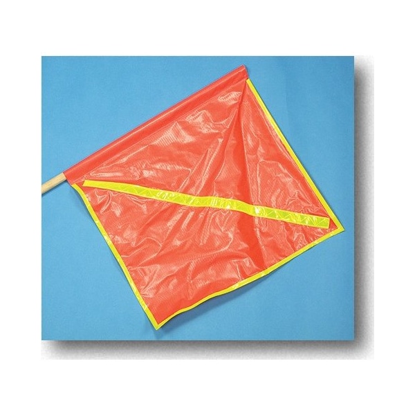 Mutual Industries Reflective Flag 24X24X36 10Pk - 14962-36-24