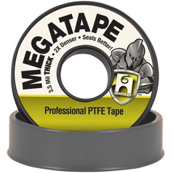 Oatey 0.5 x 260 in. MegaTape Professional PTFE, Gray - OA570291
