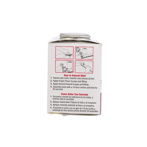 Oatey Oatey Handy Pack Clear/Purple Primer and Cement For PVC 4 oz - 30246V