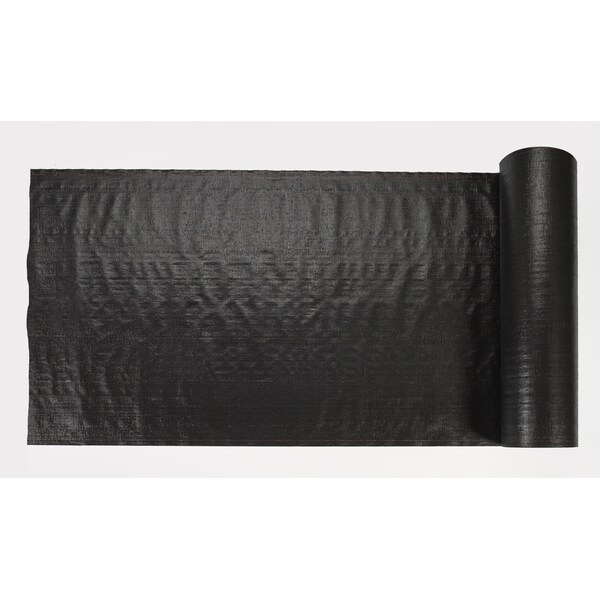 Mutual Industries WF200 Polyethylene Woven Geotextile Fabr, Woven, 36 inch Height, 10 inch Length, 45 pounds, Black - 200-500-36