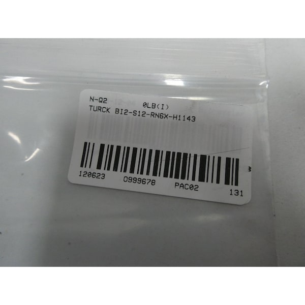 SENSOR DE PROXIMIDAD DE 10-30V DC - BI2-S12-RN6X-H1143 de Turck