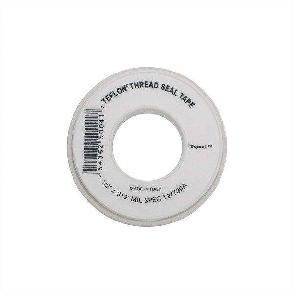 Thrifco Plumbing 1/2 Inch x 600 Inch PTFE Thread Sealing Tape - 4400157