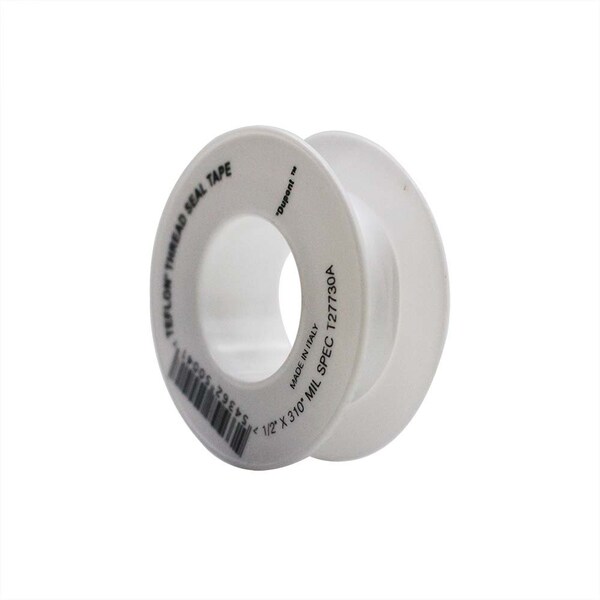 Thrifco Plumbing 1/2 Inch x 600 Inch PTFE Thread Sealing Tape - 4400157