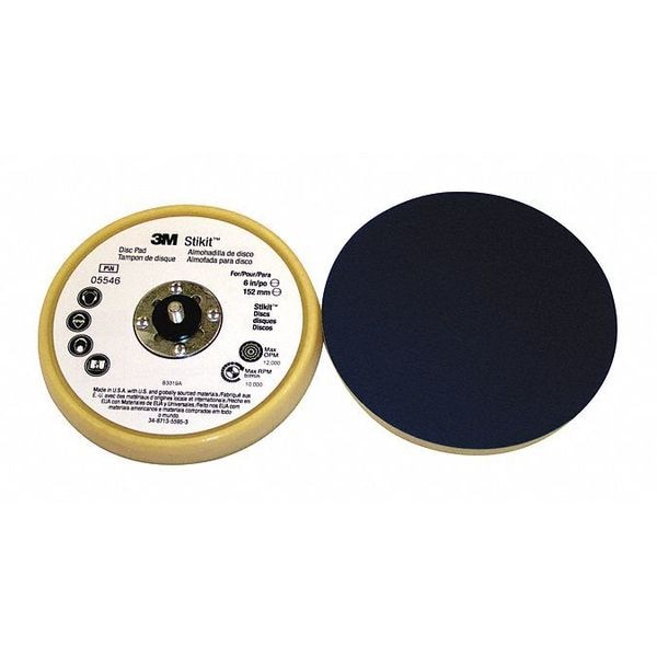 3M Low Profile Finishing Dsc Pad, 6inx11/16in 5/16-24 Ext, 10/pk - 05546