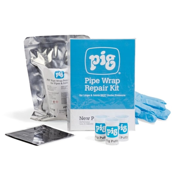 Pig PIG Pipe Wrap Repair Kit for Lines & Joints Not Under Pressure, 3PK - PTY120