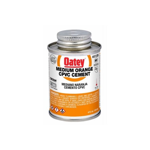 Oatey 4OZ ORG MED CPVC Cement - 31128