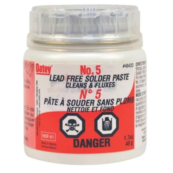 American Imaginations 0.10 lb White Lead Free Solder Paste - AI-38860