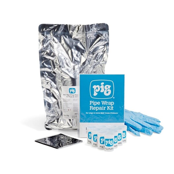Pig PIG Pipe Wrap Repair Kit for Lines & Joints Not Under Pressure /box - PTY122