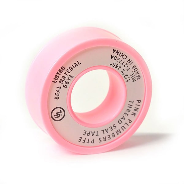 Thrifco Plumbing 1/2 Inch X 260 Inch Pink High Density Plumbers Thread Sealing T - 6311107