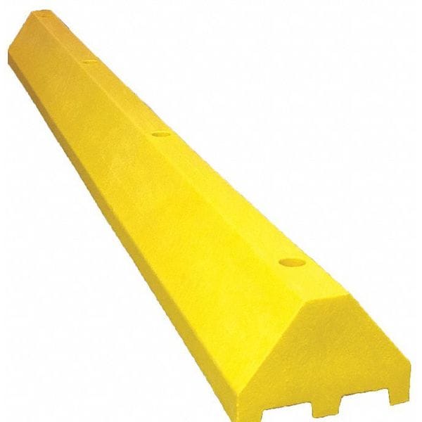 Plastics R Unique Truck Parking Block, Yellow, 8 ft., Lags - 71096TBY-LAGS