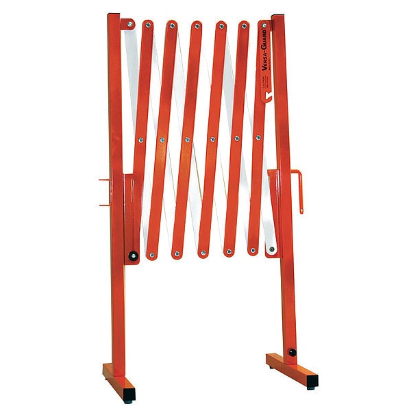 Versa-Guard Portable Expandable Safety Barricades, Orange/White - VG-3048