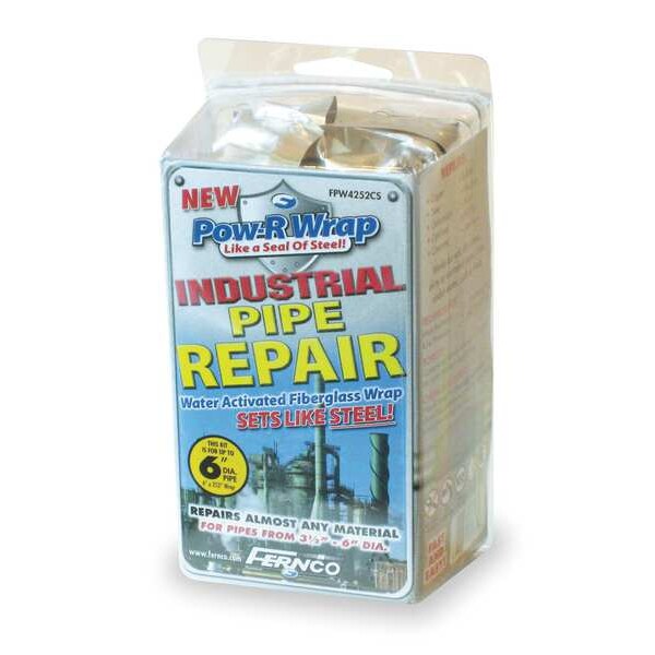 Fernco Fiberglass Repair Kit, 4 x 252 In, Gray - FPW4252CS