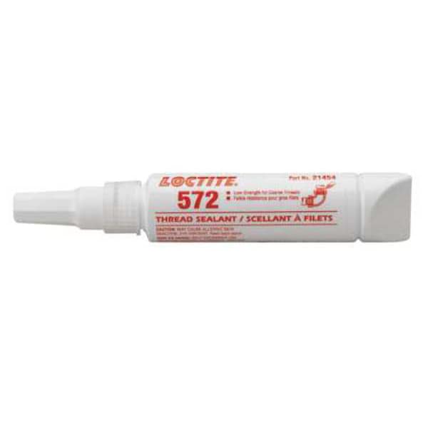 Loctite Pipe Thread Sealant 1.7 fl oz, Tube, 572, Off-White, Paste - 231115