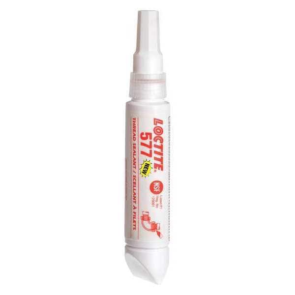 Loctite Pipe Thread Sealant 8.5 fl oz, Tube, 577, Yellow, Liquid - 2068748