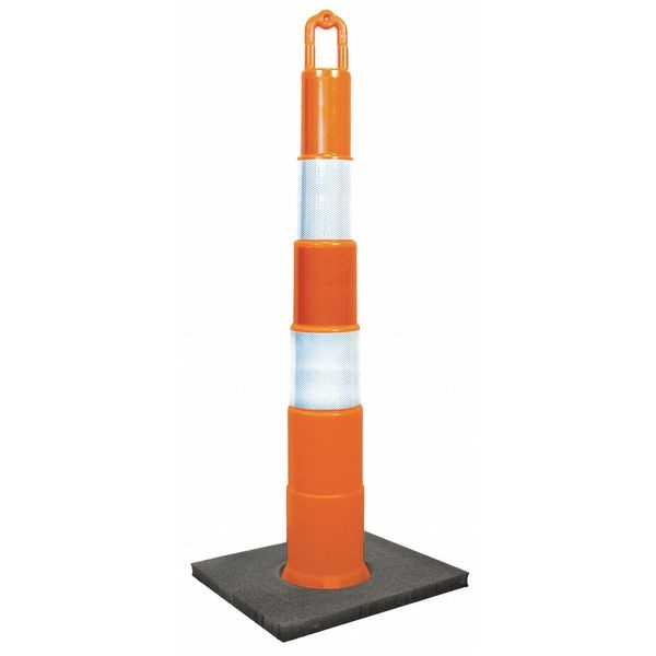 Zoro Select Trim Line Base, Rubber, 1 in Height, 17 in Length, 10 lb, Black - 03-752-10