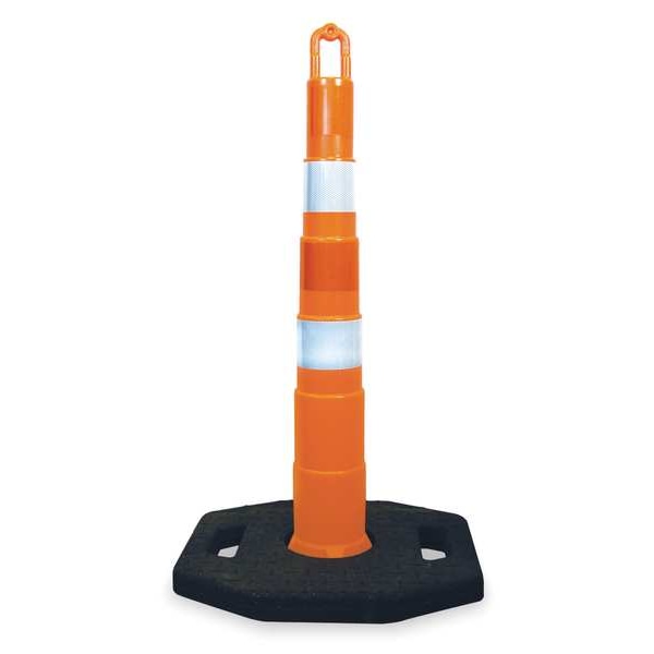 Zoro Select Trim Line Base, Rubber, 1 in Height, 17 in Length, 10 lb, Black - 03-752-10
