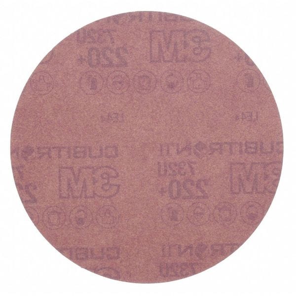 3M Cubitron PSA Sanding Disc, Coated, 5" dia., 220 Grit - 7100075694