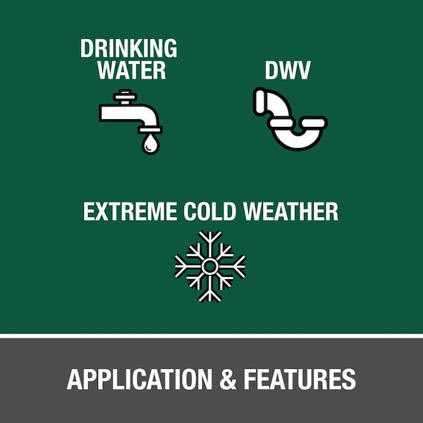 Oatey Clear Cement For PVC, All Weather, 32 oz. - 31133