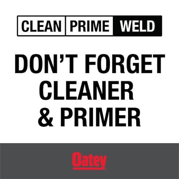 Oatey Clear Cement For PVC, All Weather, 32 oz. - 31133