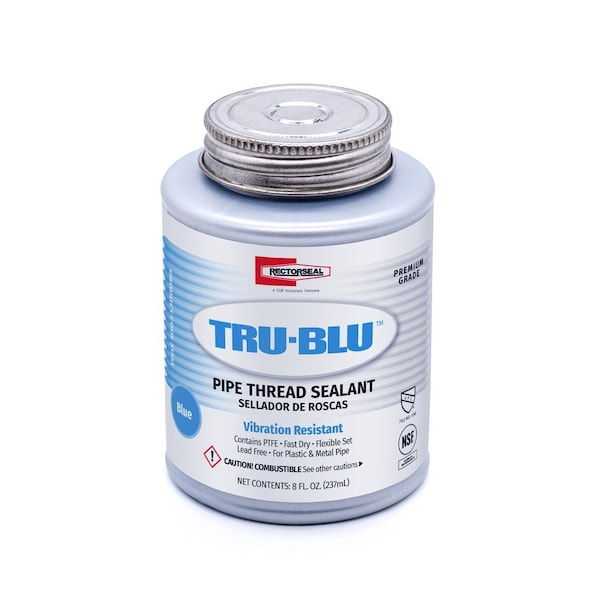 Rectorseal 31551 Tru-Blu 8 Oz. Blue Pipe Thread Sealant - 478465