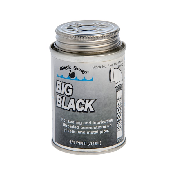 Black Swan Big Black, Pipe Joint Compound - 1/4 pint - 02023