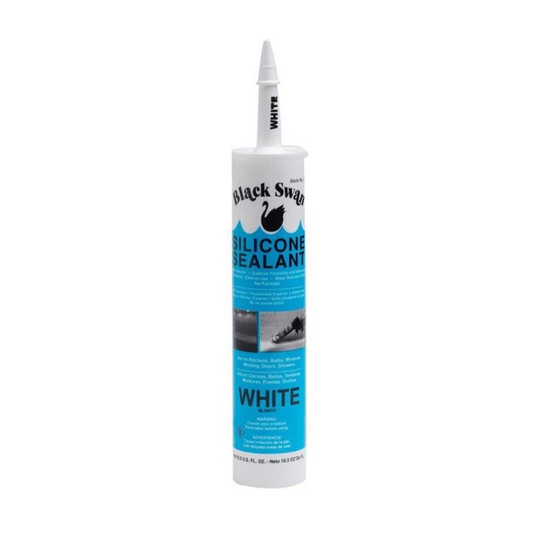 Thrifco Plumbing 3 Oz Silicone Sealant White - 6313026