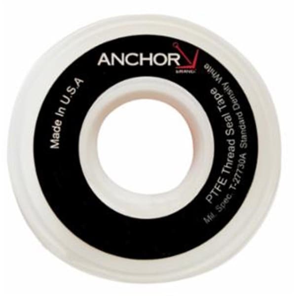 Anchor 1 x 260 in. Thread Sealant Tapes White - 102-1X260PTFE-CERT
