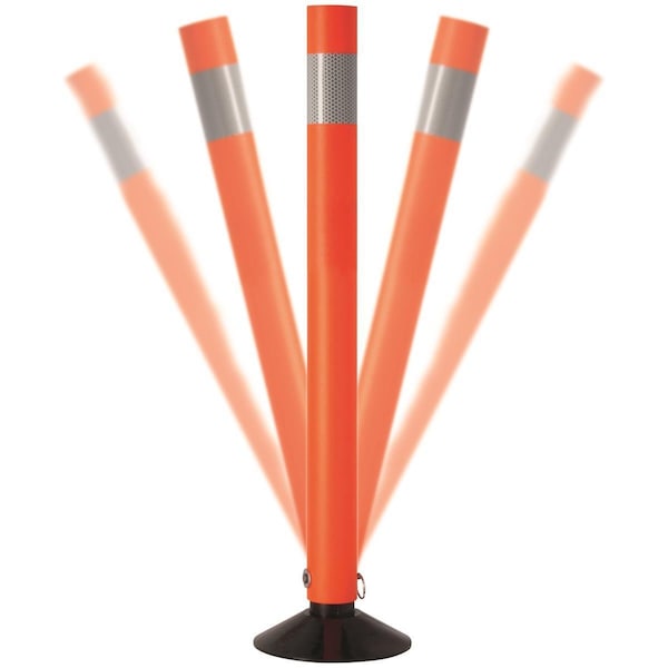 Tapco Polyethylene, 7 H, 28.2 L, 7 W, Orange - 6605135