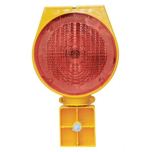 Zoro Select Solar Barricade Light, 7" Head dia., LED - 03-10-BSBL