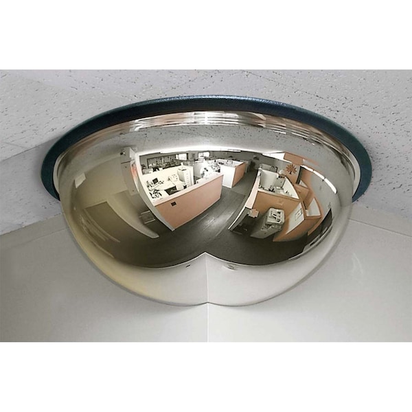 Se-Kure 18 in. 270-Degree Corner Dome with Hardboard Back - ONV-270-18-HB