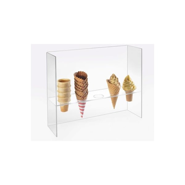Cal Mil Plastics Cal-Mil - Cone Holder with Guard 20"W x 4"D x 16"H - 394