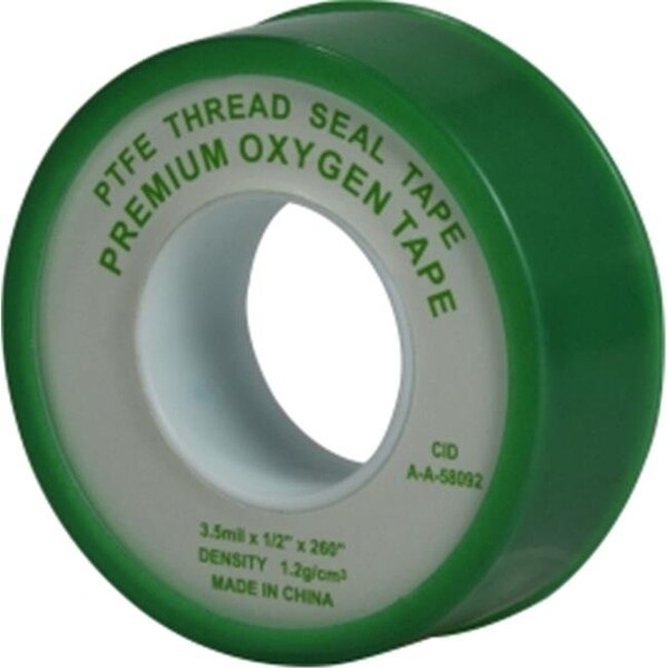 Midland Industries Midland Industries 982132 0.75 in. x 520 ft. Green Oxygen Tape - 982132